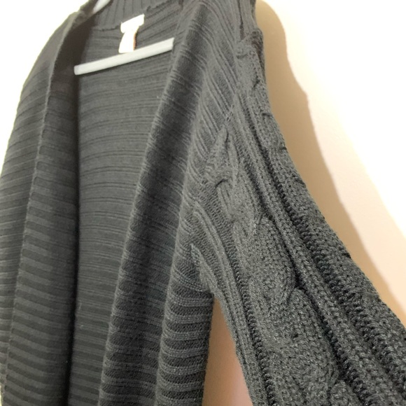 Sundance black open long Cardigan size L - Picture 11 of 12